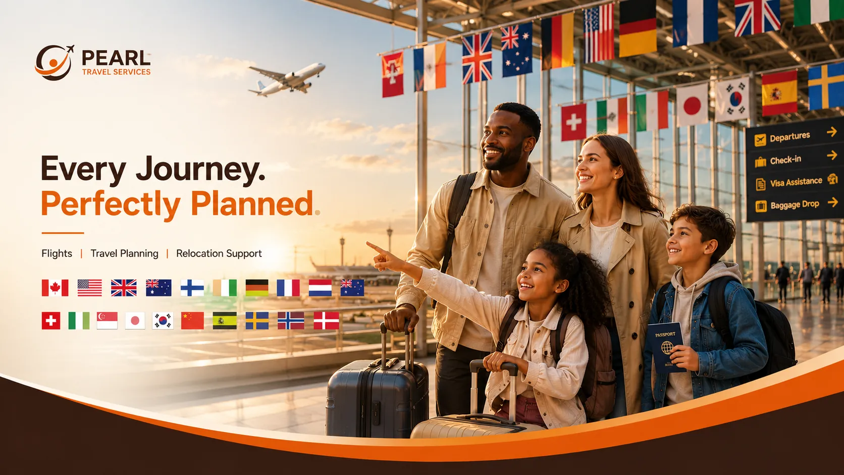 Pearl Travel Services consultant reviewing an international application